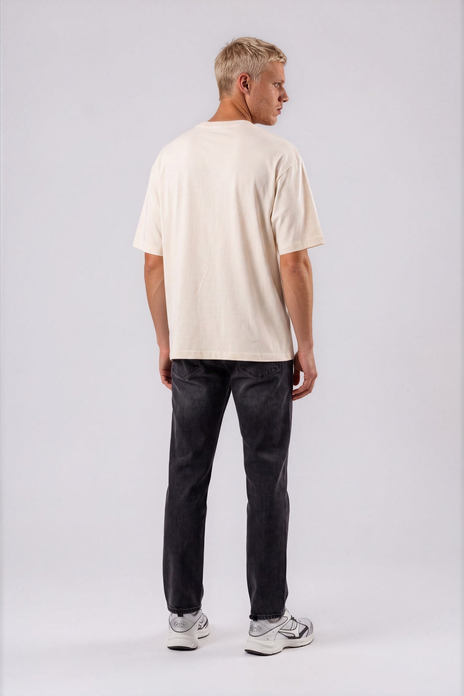 Box Fit T-shirt, Sand
