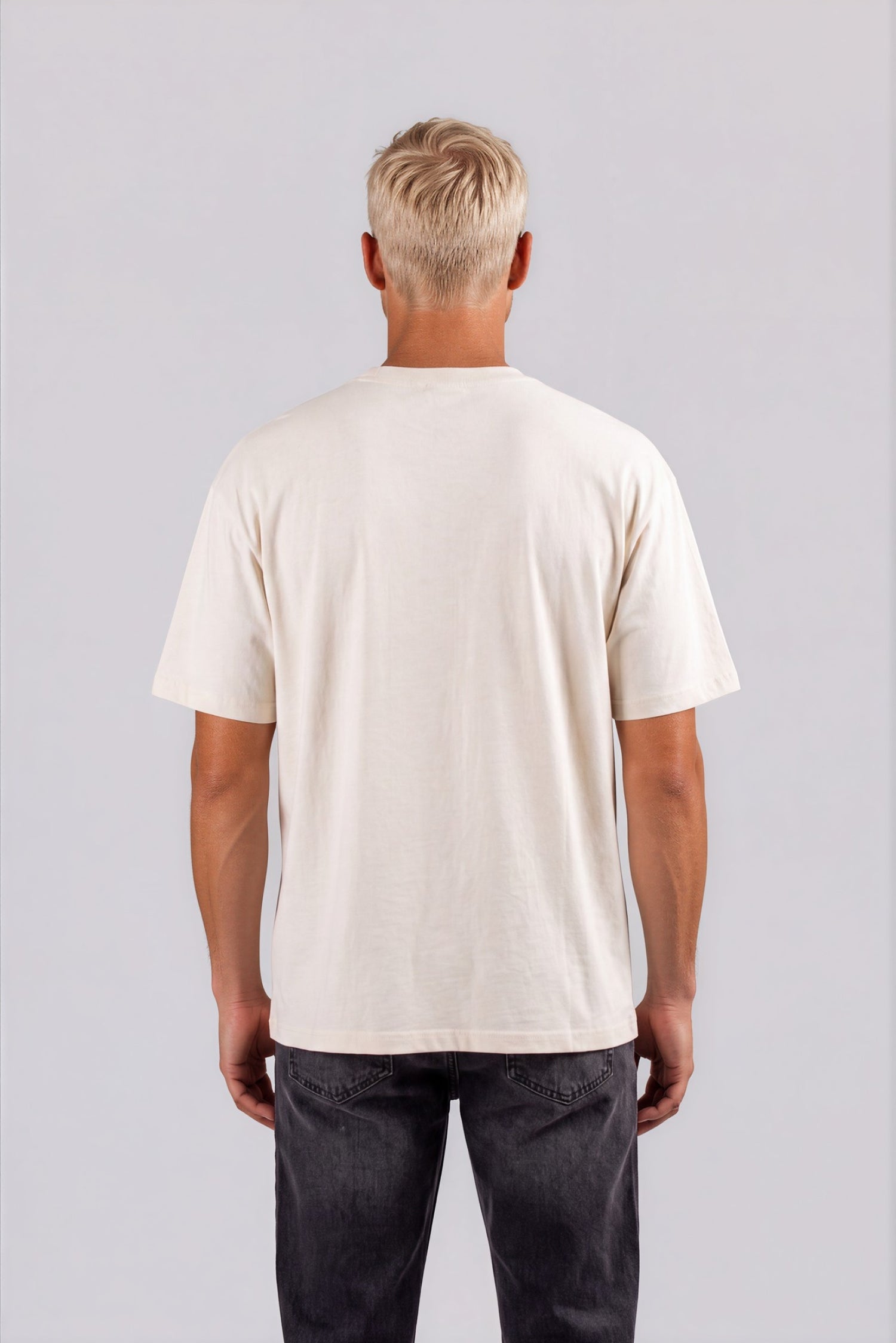 Box Fit T-shirt, Sand