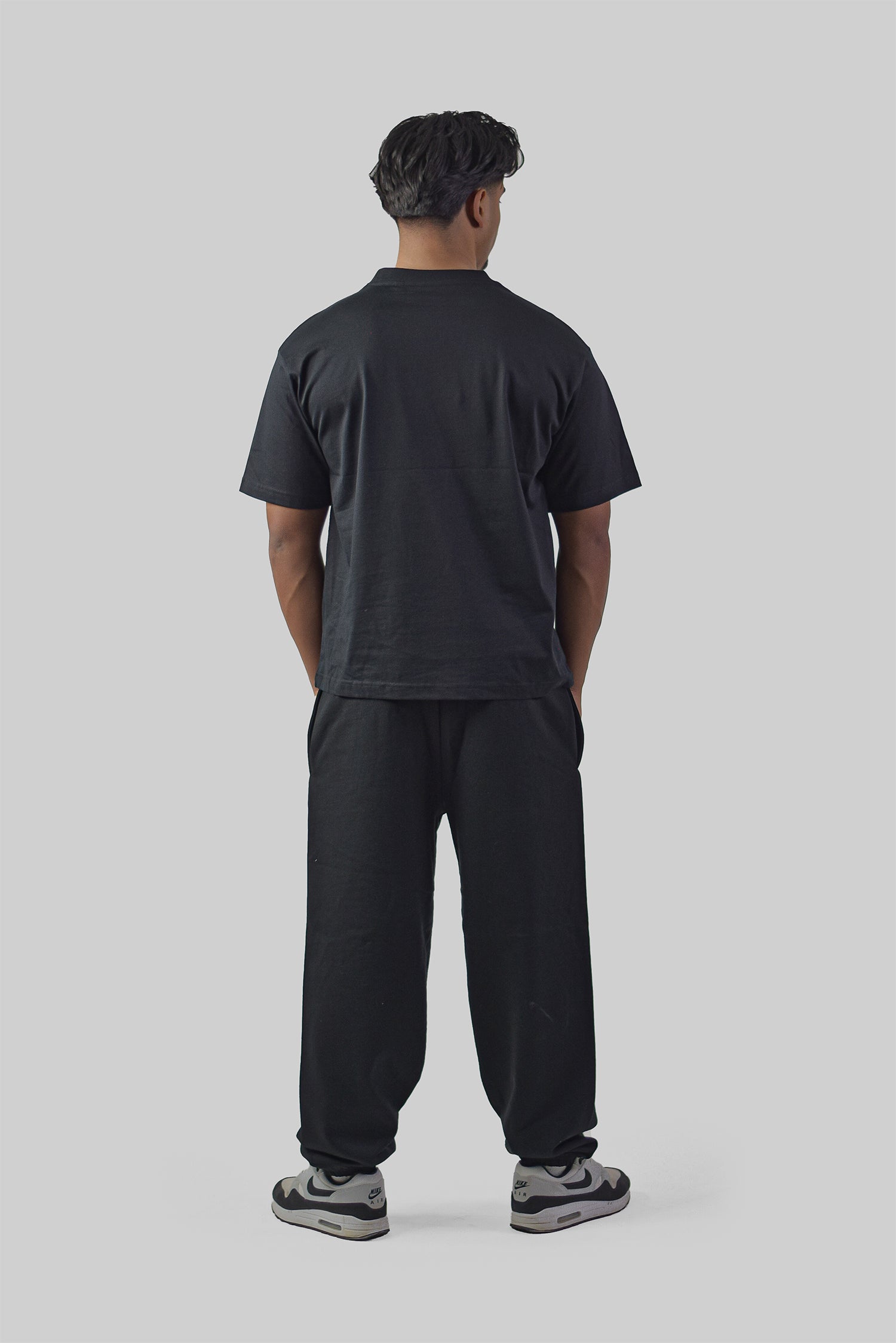 'PN' Oversized T-shirt, Sort