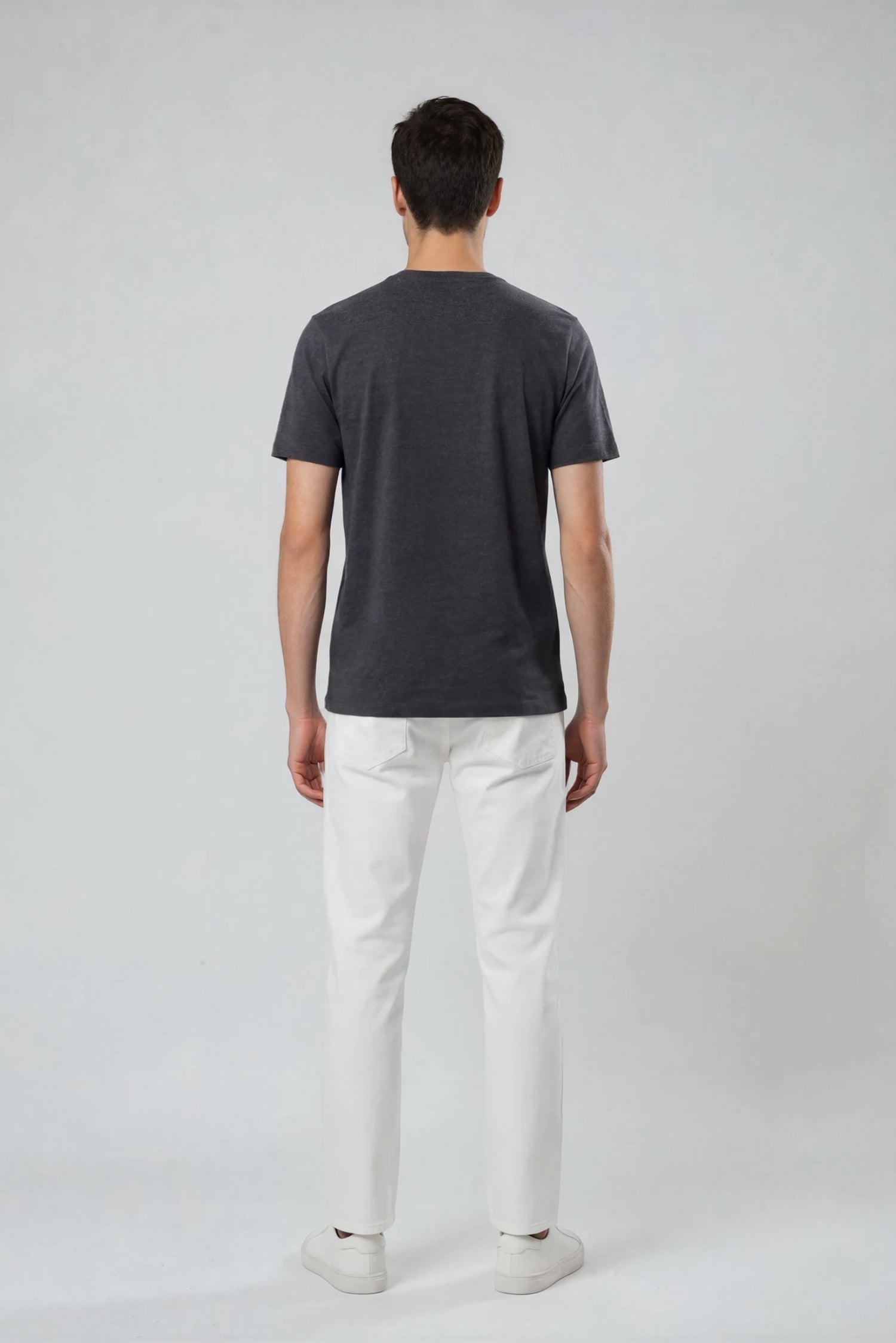 Organic Basic T-shirt, Mørkegrå
