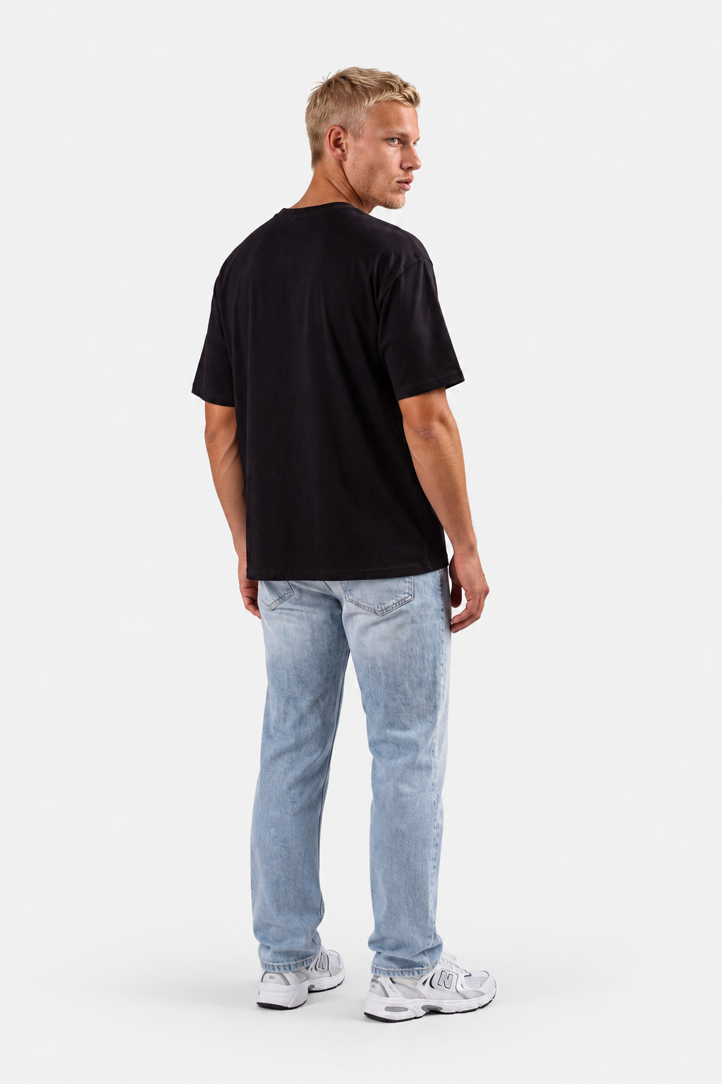 Box Fit T-shirt, Sort