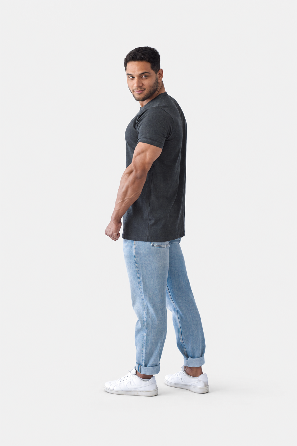 Muscle T-shirt, Mørkegrå
