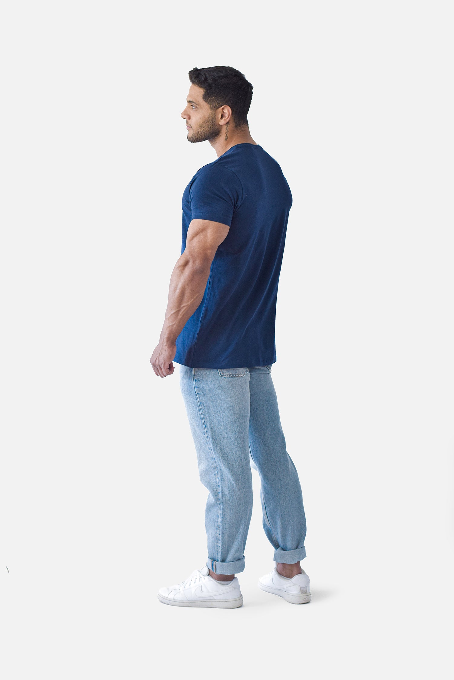 Muscle T-shirt, Navy Blue