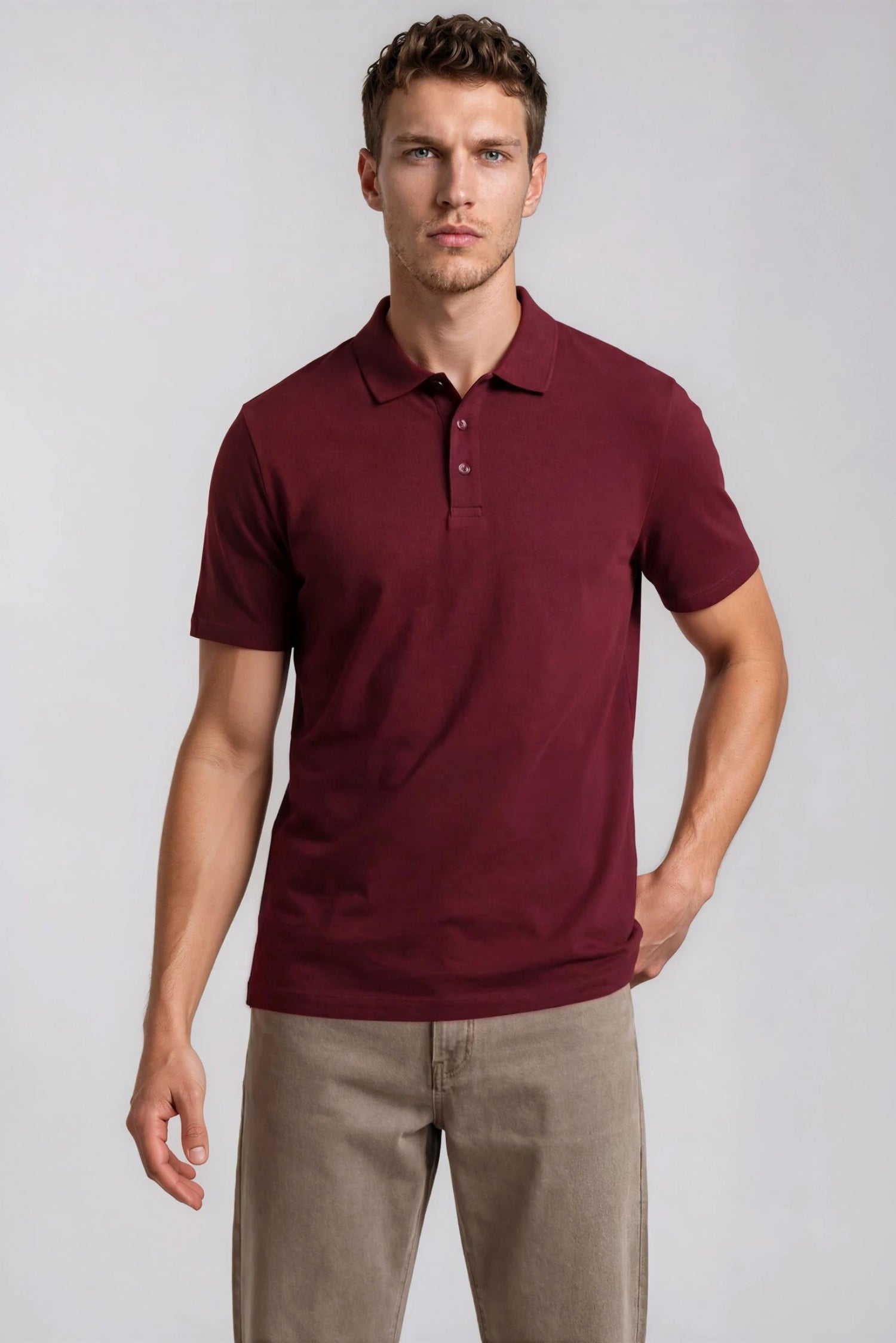Performance Polo, Burgundy