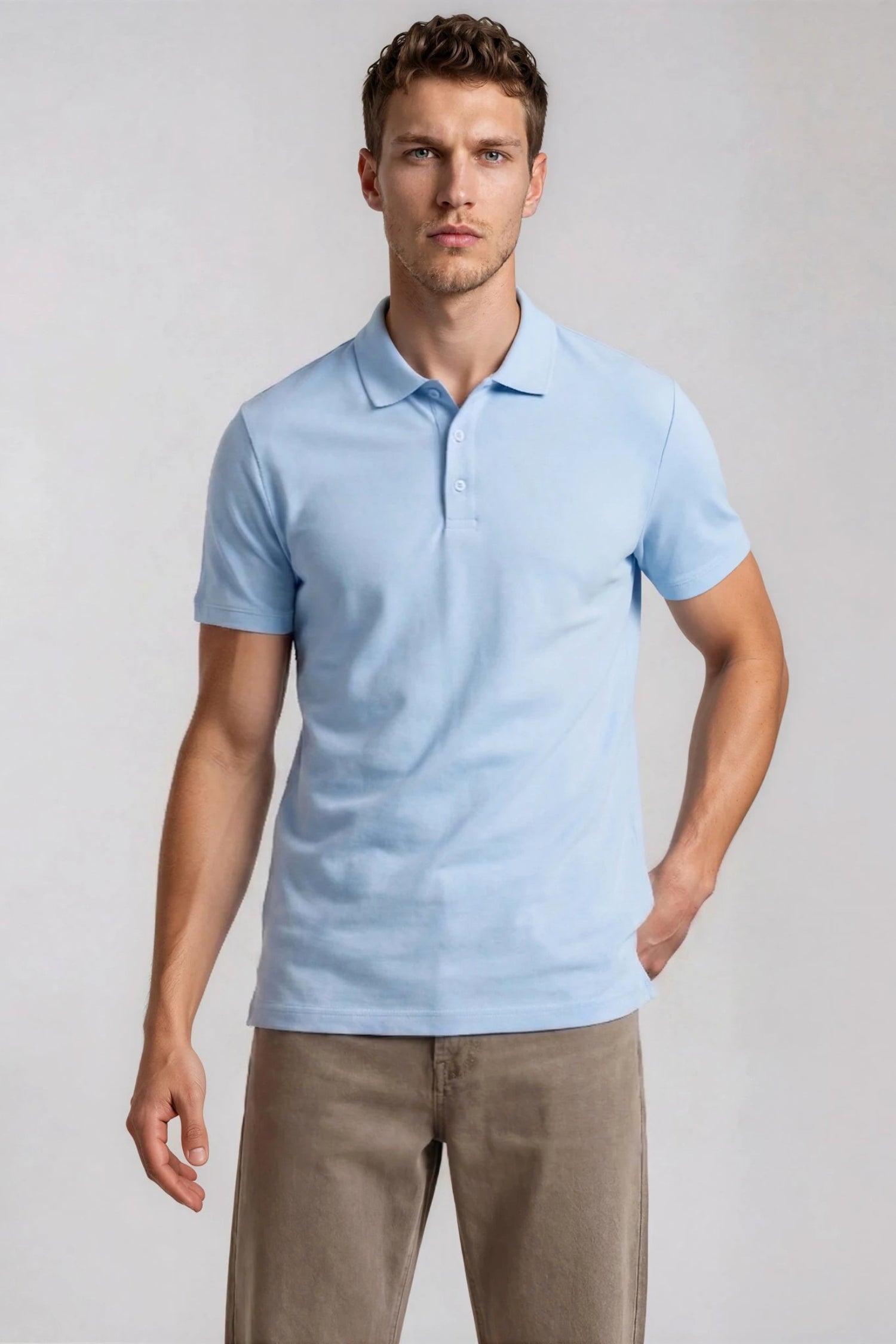Performance Polo, Sky Blue