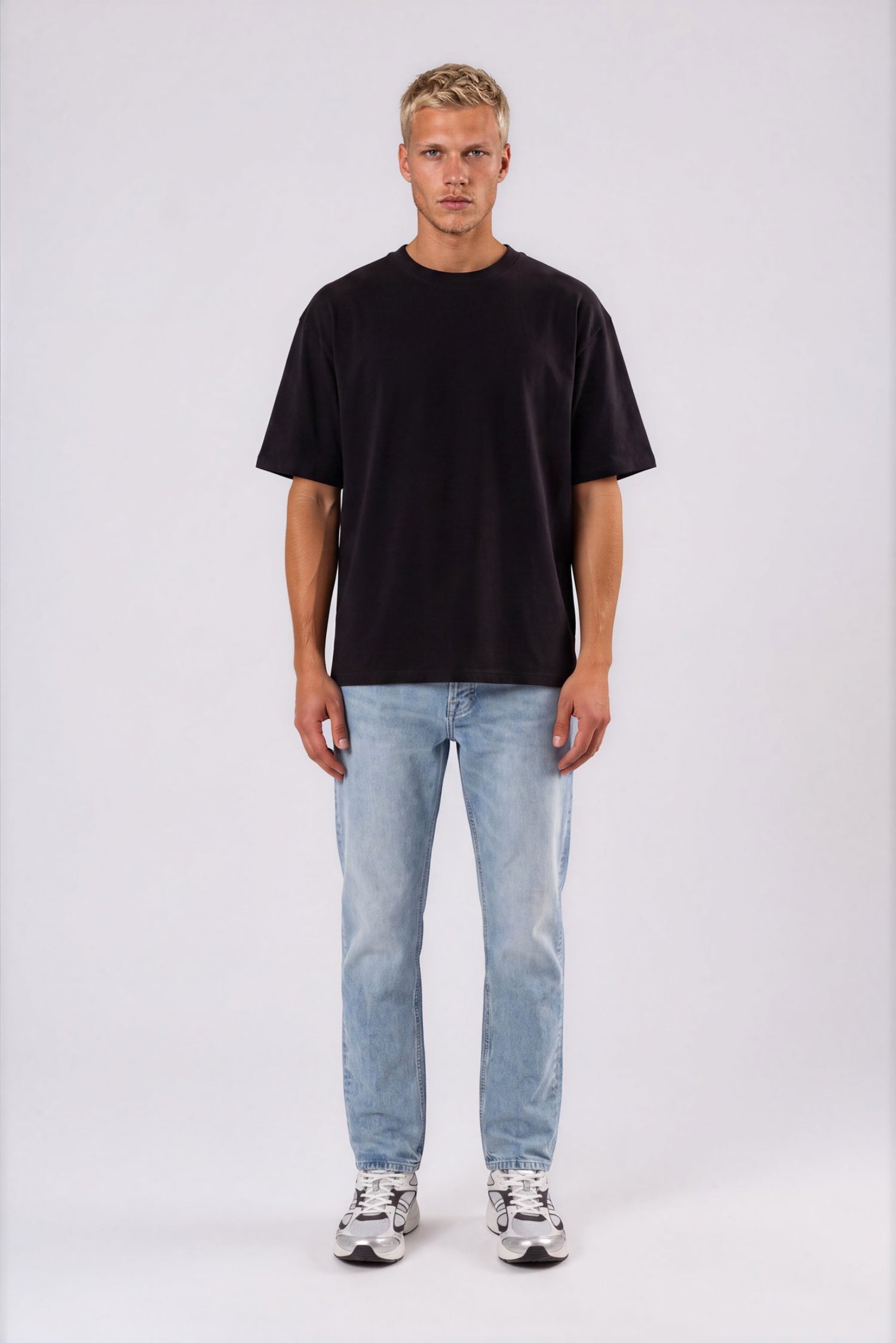 Box Fit T-shirt, Sort
