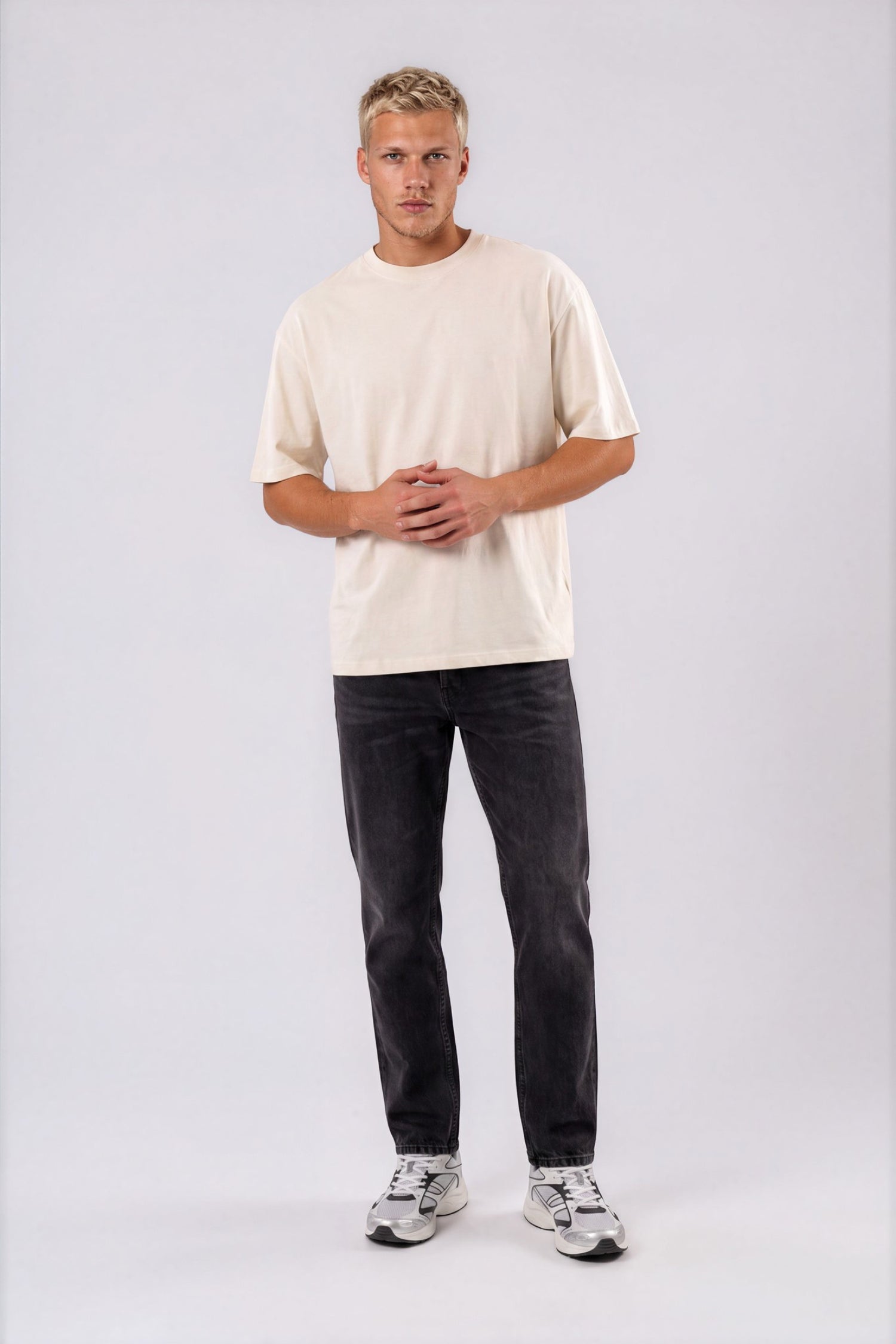 Box Fit T-shirt, Sand