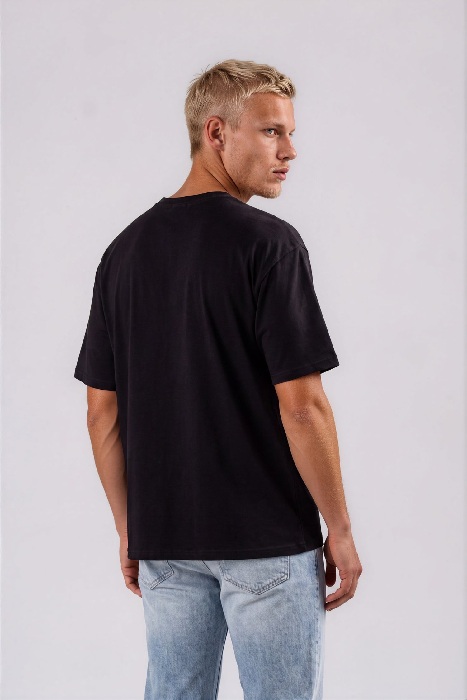 Box Fit T-shirt, Sort