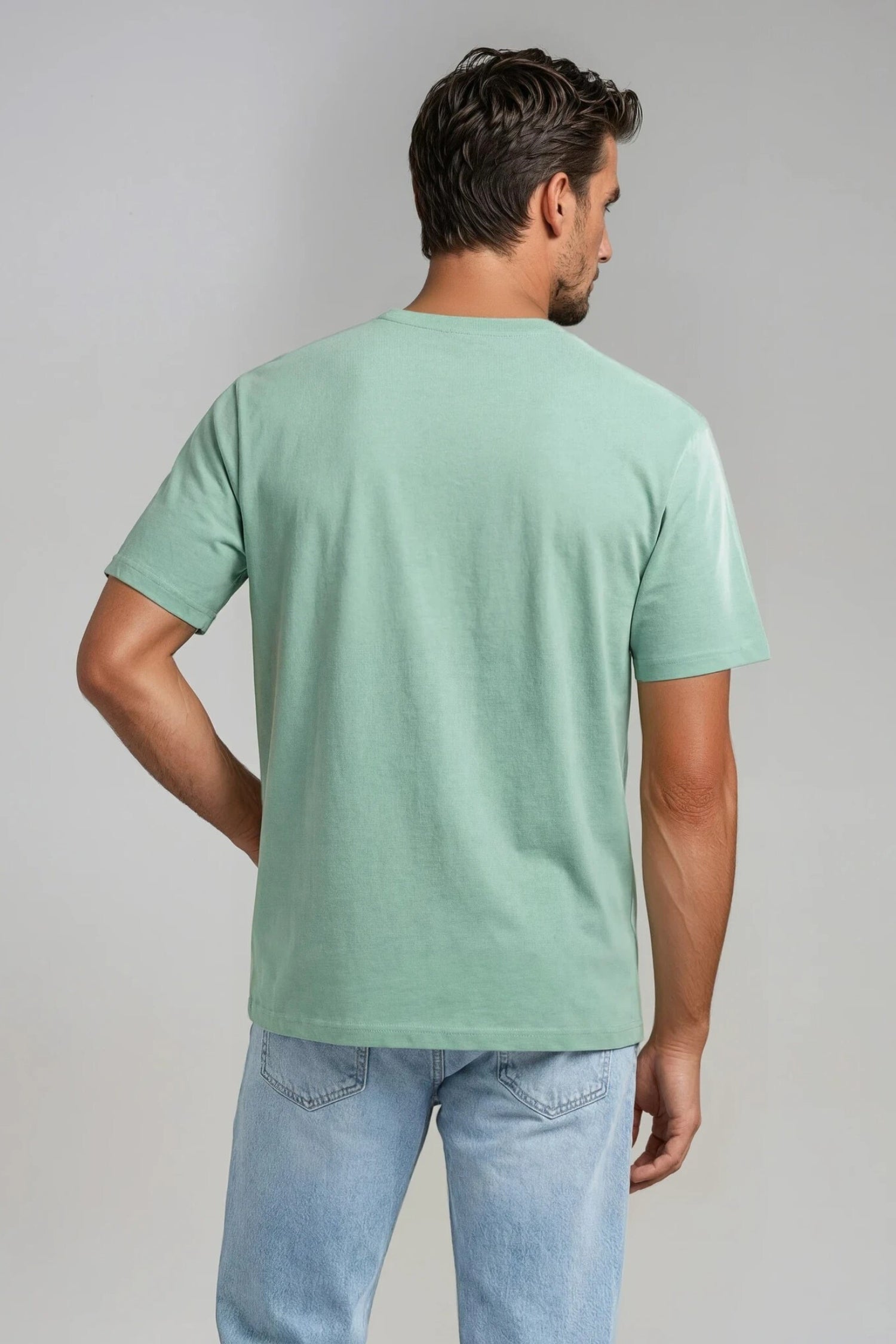 Box Fit T-shirt, Misty Green