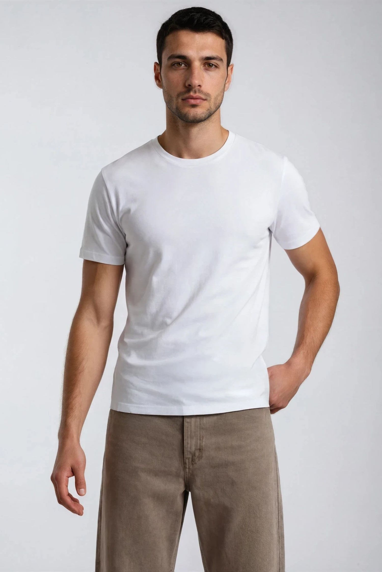 Organic Basic T-shirt, Hvid