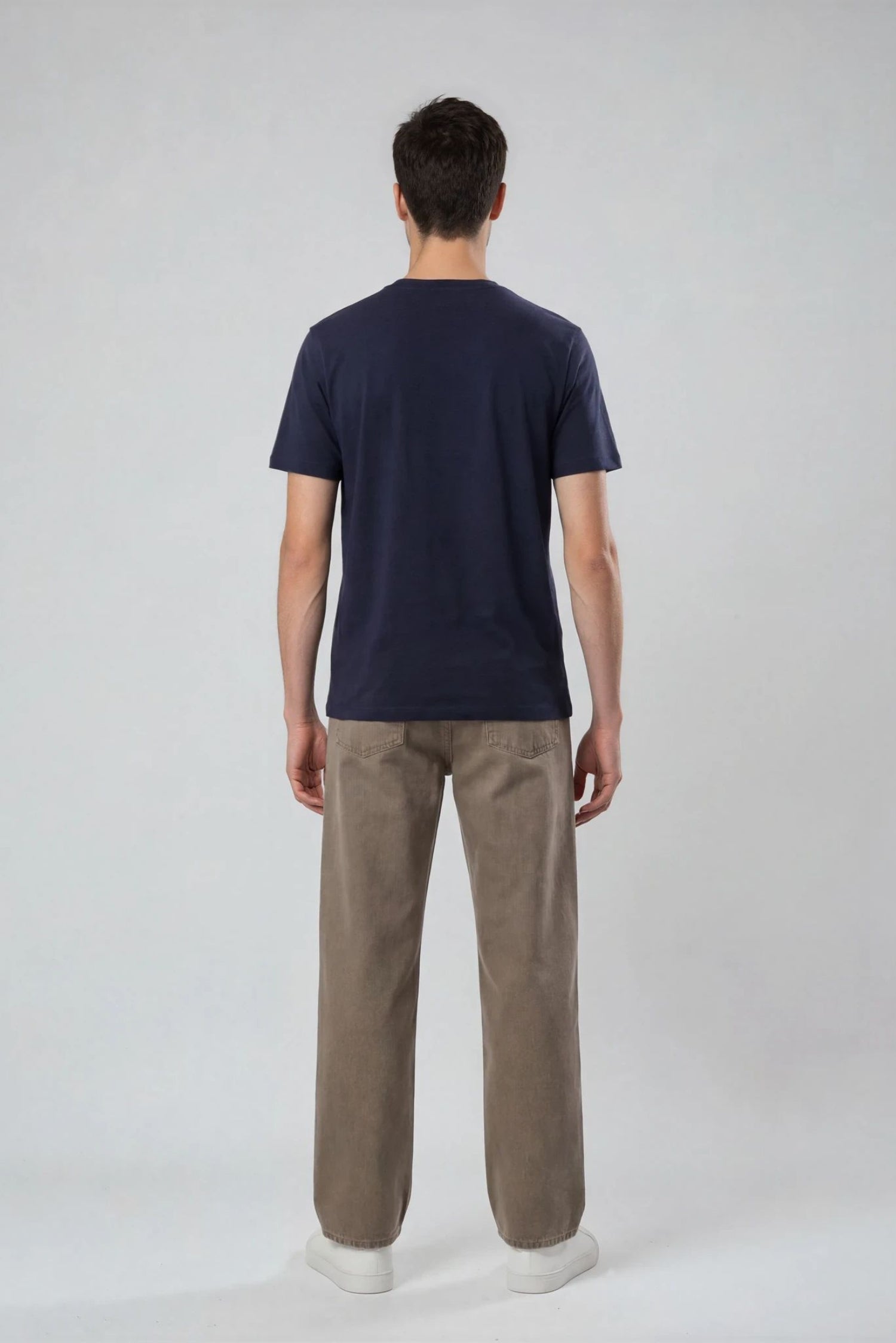 Organic Basic T-shirt, Navy Blue