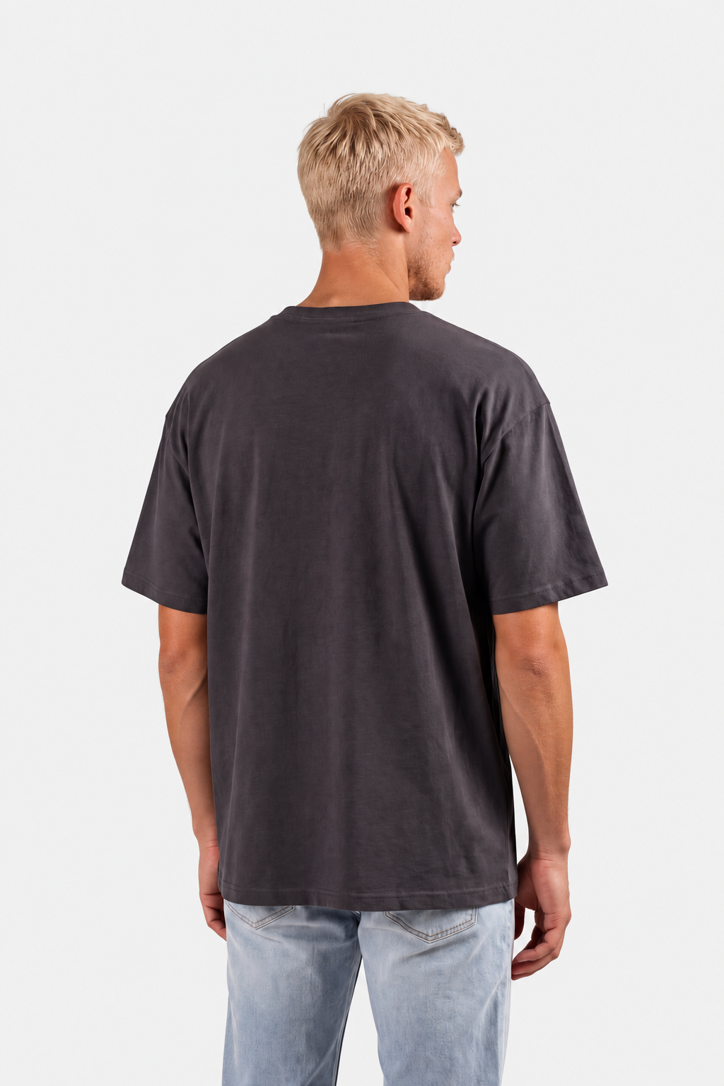 Box Fit T-shirt, Mørkegrå