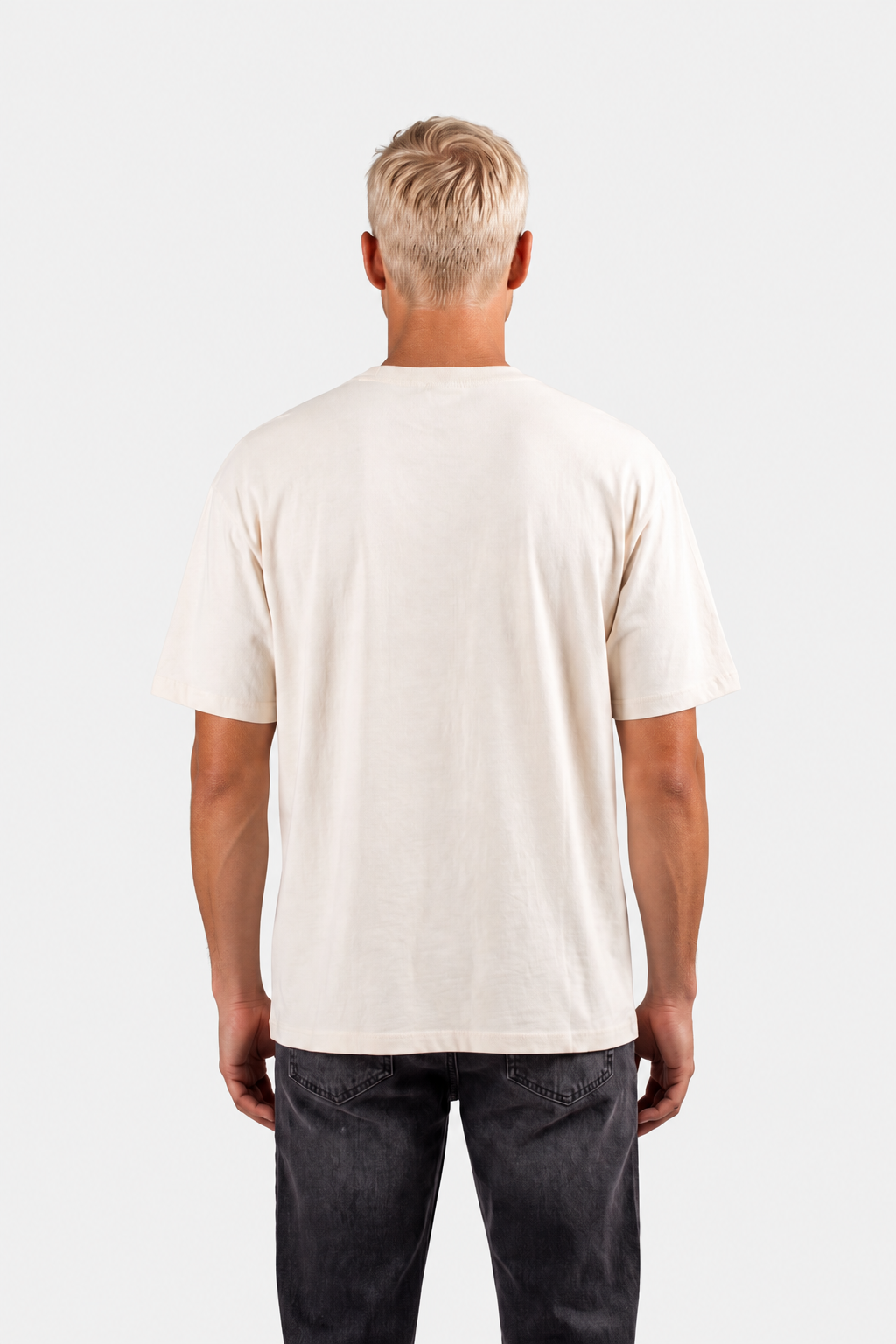 Box Fit T-shirt, Marinblå