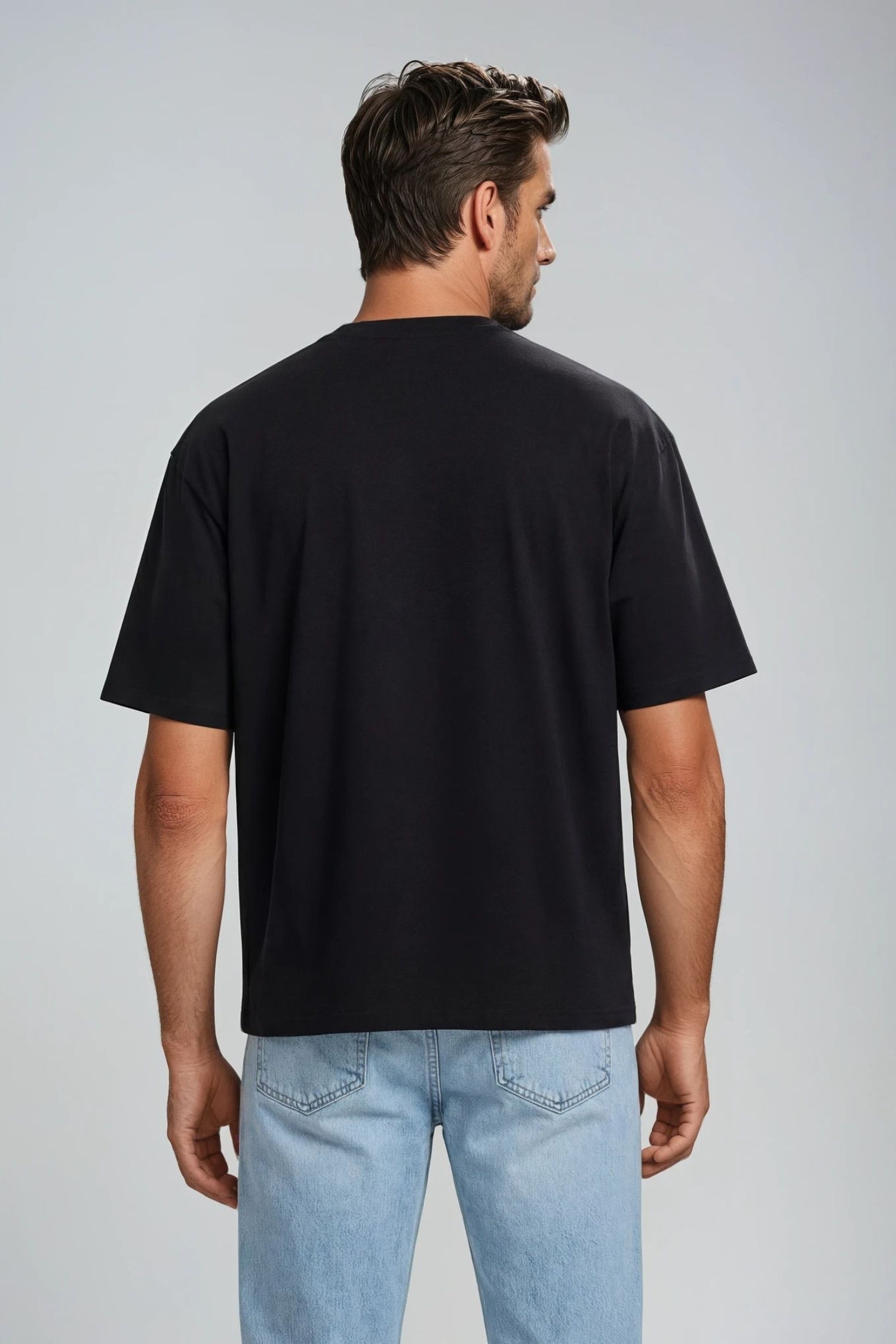Box Fit T-shirt, Sort