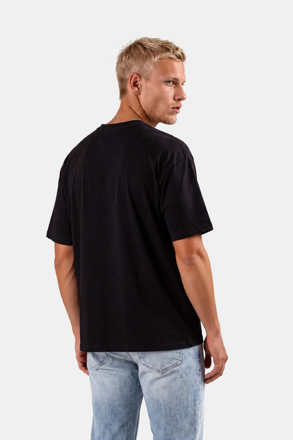 Box Fit T-shirt, Sort