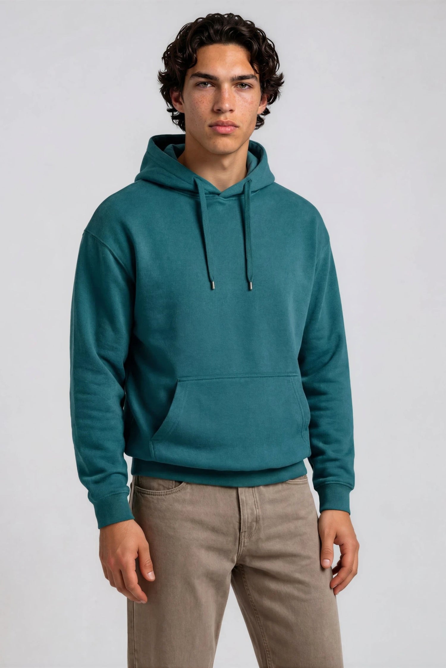 Hoodie Essential, Dark Emerald
