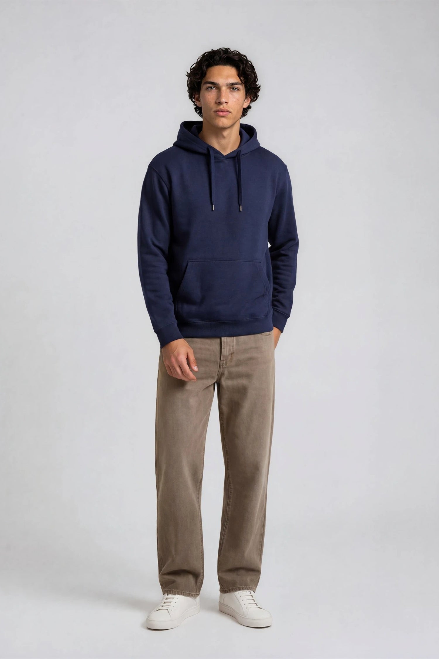 Hoodie Essential, Navy Blue