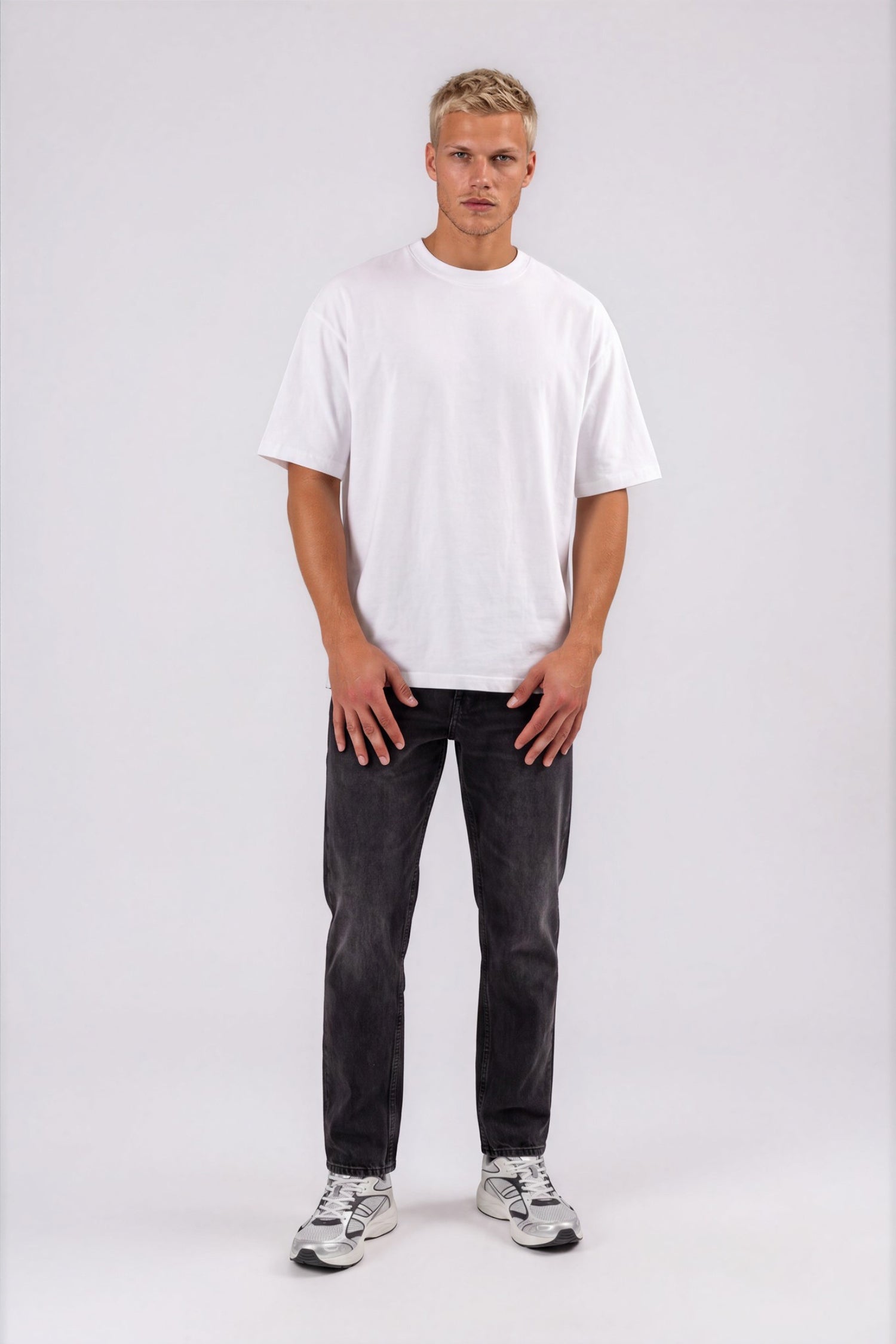 oversized hvid tshirt box fit